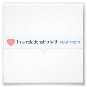 Impression Photo Dans un rapport avec votre maman