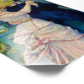 Impression Photo Danse à Bougival Pierre Renoir (Coin)