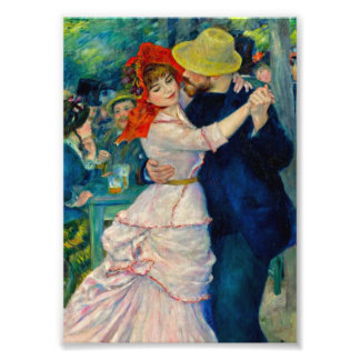 Impression Photo Danse à Bougival Pierre Renoir