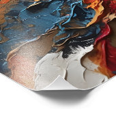 Impression Photo Danse cosmique : Symphonie des textures et des cou (Coin)