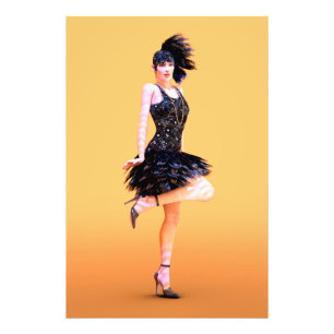 Impression Photo Danse Flapper Vintage