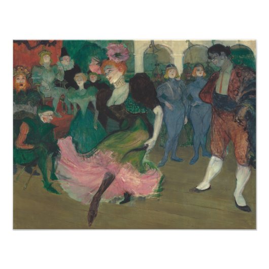 Impression Photo Danser le Bolero - Peinture Toulouse-Lautrec (Devant)