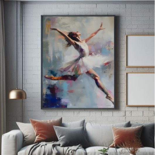 Impression Photo Danseur de ballet Art Abstrait