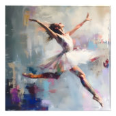 Impression Photo Danseur de ballet Art Abstrait (Devant)