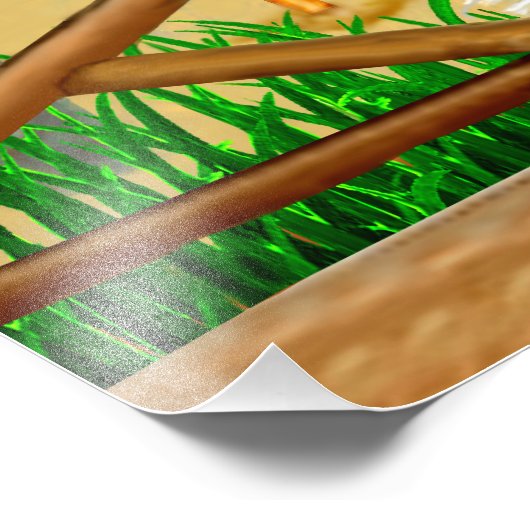 Impression Photo Danseur Hawaïen Sunset Hula (Coin)