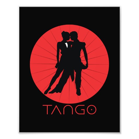 Impression Photo Danseurs de tango (Devant)
