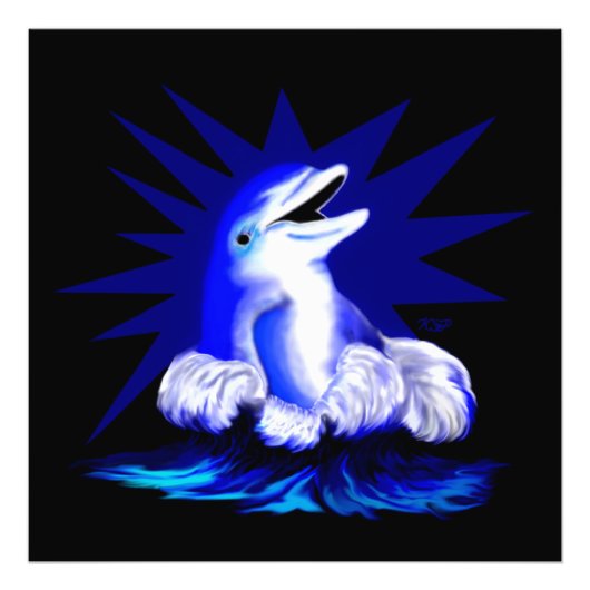 Impression Photo Dauphin souriant (Devant)