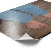 Impression photo de bulles pieds (Coin)