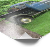 Impression photo de camion vintage (Coin)