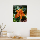 Impression photo de fleur d'hémérocalle orange (Cuisine)