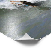 Impression photo de jeu dans les vagues (Coin)