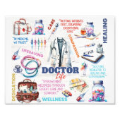 Impression photo de la vie de médecin (Devant)