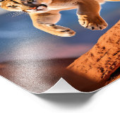 Impression photo de lion de montagne (Coin)