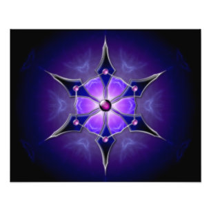 Impression photo de lumière stellaire froide