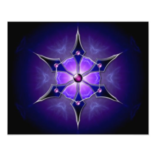 Impression photo de lumière stellaire froide (Devant)