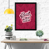 Impression Photo De Meilleurs Jours À Venir - Demain Sera Un Bon Jo