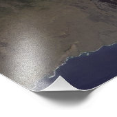 Impression Photo De multiples panaches soufflent vers le sud-sud-ou (Coin)