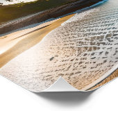 Impression photo de plage tropicale (Coin)