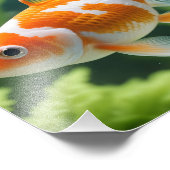 Impression photo de poisson rouge (Coin)
