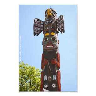 Impression photo de totem