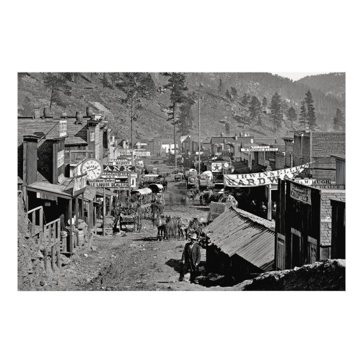 Impression Photo DEADWOOD, Dakota du Sud - Wild West Mining Town 18 (Devant)