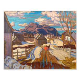Impression Photo Début du printemps (Québec) A. Y. Jackson