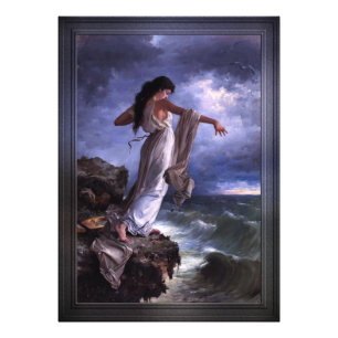 Impression Photo Décès de Sappho par Miguel Carbonell Selva