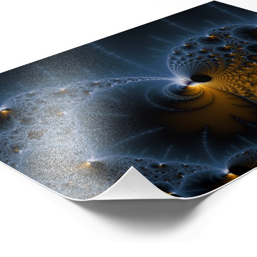 Impression Photo Déchirer des gelées - Art Fractal (Coin)