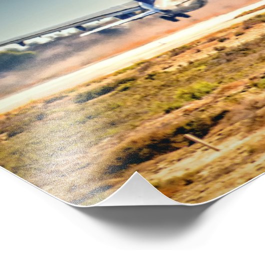 Impression Photo décollage de Lufthansa (Coin)