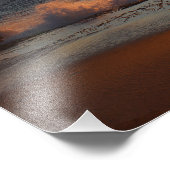 Impression Photo Décor d'origine californienne Golden State Sunset (Coin)