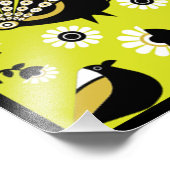 Impression Photo Décor original Peacock Art Home (Coin)