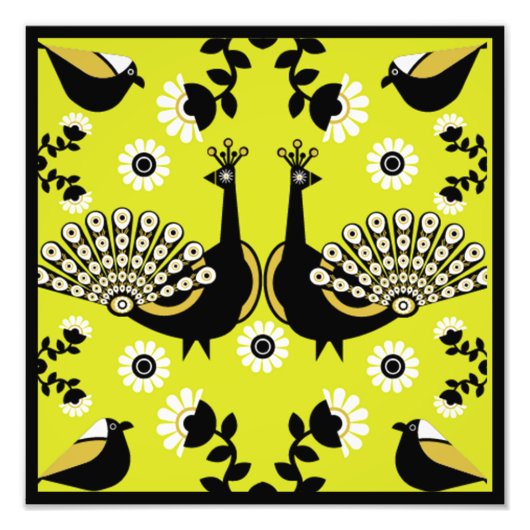 Impression Photo Décor original Peacock Art Home (Devant)