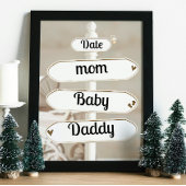 Impression Photo Décoration murale pour Baby Shower