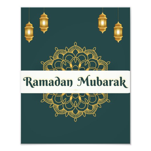 Impression Photo Décoration murale Ramadan Mubarak (Devant)