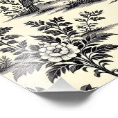 Impression Photo Decorative French toile pattern (Coin)