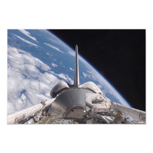 Impression Photo Découverte de navette spatiale rétropassée par la  (Devant)