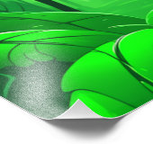 Impression Photo Découvrez la forêt verte luxuriante (Coin)