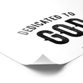 IMPRESSION PHOTO DÉDIÉ À DIEU COOL PERSONNALISABLE NOIR TEXTE (Coin)