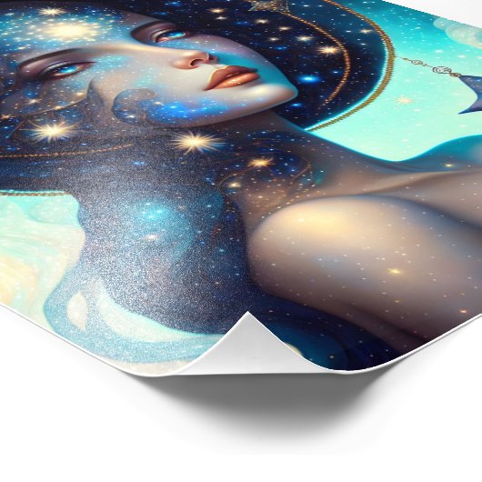 Impression Photo Déesse des étoiles (Coin)