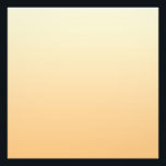 Impression Photo Dégradé des couleurs Jaune et Pêche<br><div class="desc">Dégradé jaune et pêche.</div>