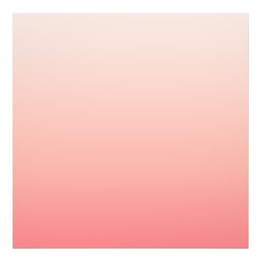 Impression Photo Dégradé rose pâle et pêche (Devant)