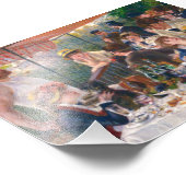 Impression Photo Déjeuner de la fête nautique par Renoir (Coin)
