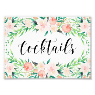 Impression Photo Délicat Bouquet Cocktails Imprimer