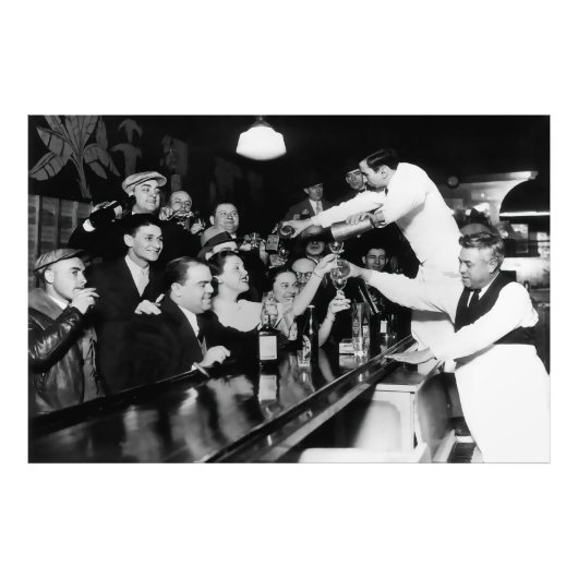 Impression Photo Demande insatiable d'alcool à la fin de l'interdic (Devant)