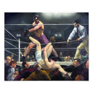 Impression Photo Dempsey et Firpo   George Bellows  