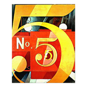 Impression Photo Demuth - J'ai vu la figure 5 en or