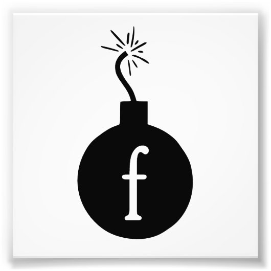 Impression Photo Déposez la bombe F (Devant)