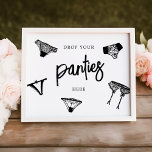 Impression Photo Déposez vos culottes Fête des mariées de lingerie<br><div class="desc">Mettez cette photo amusante à votre douche nuptiale !</div>