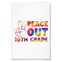 Dernier jour de la terminale en tie-dye, à la proc