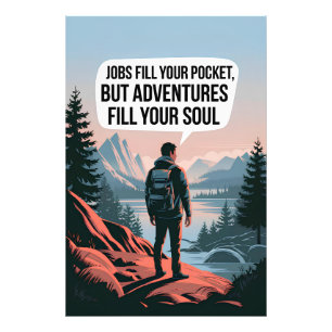 Impression Photo Des emplois remplissent votre poche mais des avent